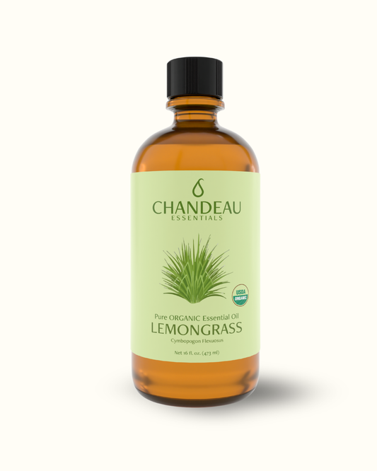 Organic Lemongrass Essential Oil 16oz